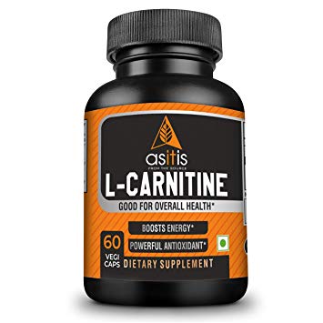 AS-IT-IS Nutrition L-Carnitine 500mg, 60 Capsules | Boosts Energy & Performance | Zero Fillers | Lab-Tested