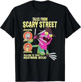 Rick and Morty Tales from Scary Street T-shirt T-Shirt