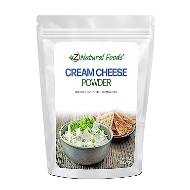 Z Natural Foods Cream Cheese Powder, Instant Shelf Stable Cream Cheese, Made in USA, 1 lbs