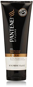 Pantene PRO-V Stylers Gel, Strong Hold 6.8 oz. (Pack of 3)