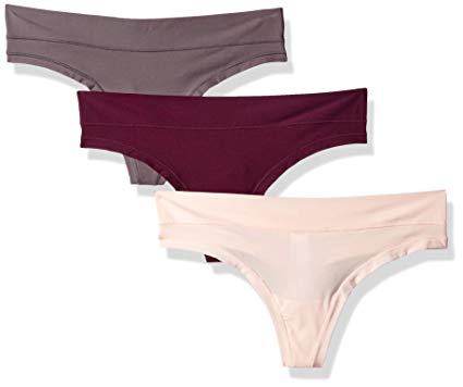 Amazon Brand - Mae Women's 3 Pack Perfect Fit Thong Underwear