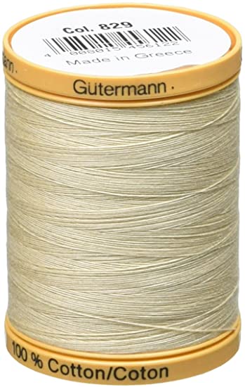 Gutermann Natural Cotton Thread Solids 876 Yards-Cream