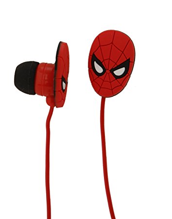 Marvel Spiderman Moulded Earbud with Mic (11444)