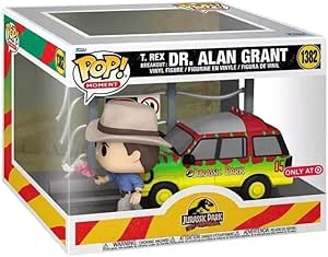 Funko POP! Moments : Jurassic Park 30th Anniversary T-Rex Breakout w. Dr Grant Target #1382