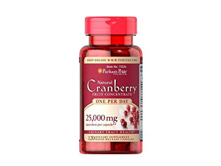 Puritan's Pride One A Day Cranberry -120 Capsules