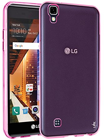 LG Tribute HD Case, LG X Style Case, LG Volt 3 Case, LK Ultra [Slim Thin] Scratch Resistant TPU Gel Rubber Soft Skin Silicone Protective Case Cover For LG Tribute HD / X Style / Volt 3 (Hot Pink)