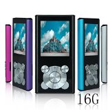 Tomameri Black 16GB Portable MP4 Player MP3 Player Video Player with Photo Viewer  E-Book Reader  Voice Recorder  a Slot for a Micro SD Card