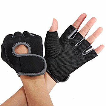 OuterStar Half Finger Gloves for GYM Weightlifting Sport Exercise Cycling Fitness