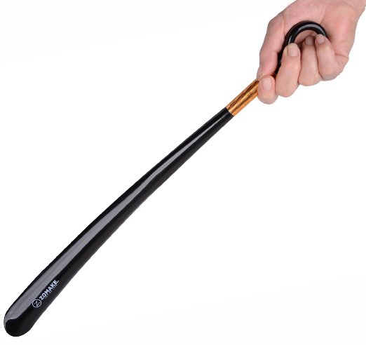 ZOMAKE Long Handled Shoe horn 20" Inch - Best Extra Long Handled ShoeHorn for Boots, Shoes and More