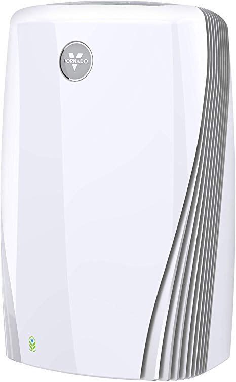 Vornado PCO575DC Air Purifier with True HEPA and Carbon Filtration to Capture Allergens, Smoke, Odors, and Patented Silverscreen Technology Attacks Viruses, Bacteria, VOC's, White