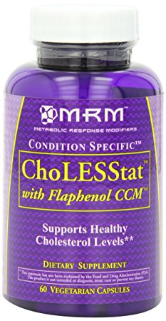 MRM Cholesstat Vegetarian Capsules,  60-Count Bottle