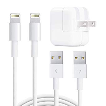 iPhone Charger, with Wall Plug, Lightning to USB Data Charging Sync Cord Compatible with iPhone X/8 Plus/7 Plus/6S/6 Plus/6S Plus/5/5S/5C/XS/XR/XS Max/Ipad/iPod