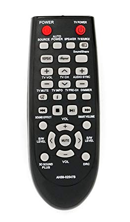 Replacement Remote Controller AH59-02547B for Samsung Home Theater Sound Bar System AH59 02547B HWF450ZA HWF450 HWFM45 HWFM45C HW-FM45C HW-FM45 HW-F450