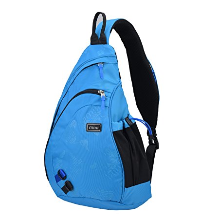 HOLIDAY SALE - Mixi Sling Chest Bag Shoulder Backpack Crossbody Bag Daypack for School Cycling Hiking Camping Sport Travel