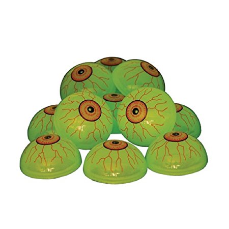 12 Eyeball Glow In The Dark Jump Poppers