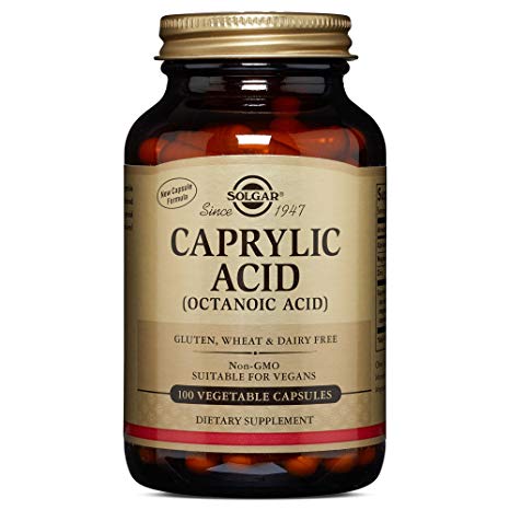 Solgar – Caprylic Acid, 100 Vegetable Capsules