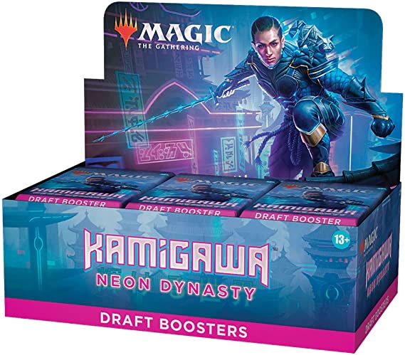 Magic The Gathering Kamigawa: Neon Dynasty Draft Booster Box | 36 Packs (540 Magic Cards)