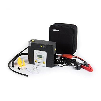 WINDEK RCP-A51A All-in-One 12000mah Jump Starter & Cordless Tire Inflator. Cordlessly Inflate Tires up to 75 PSI or Inflatables Such as Pool Toys or Air Mattresses!