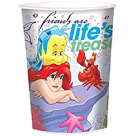 American Greetings The Little Mermaid Plastic Party Cup, 16 oz