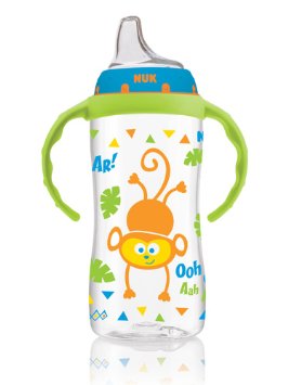NUK Jungle Designs Large Learner Cup in Patterns, Boy, 10-Ounce
