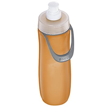 Brita 35663 FBA_35808 Filtration Water Bottles 23oz (20 Oz, Orange (Sport))