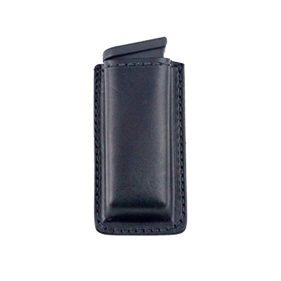 Relentless Tactical Leather Magazine Holder | Made In USA | Sizes to fit virtually any 9mm .40 .45 or .380 Pistol Mag | Single or Double Stack | IWB or OWB