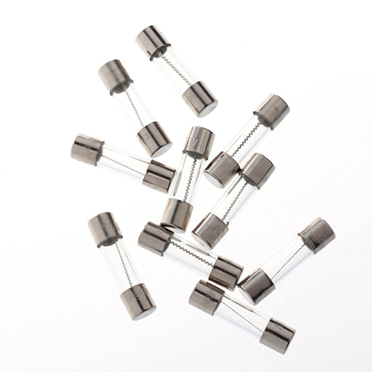 BCP pack of 10pcs T315mA Slow-Blow Fuse 315mA 250V Glass Fuses 5 x 20 mm