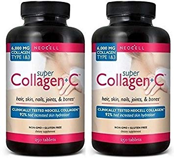 Neocell Super Collagen Type 1 & 3 6000mg plus Vitamin C 250 Tablets by Neocell