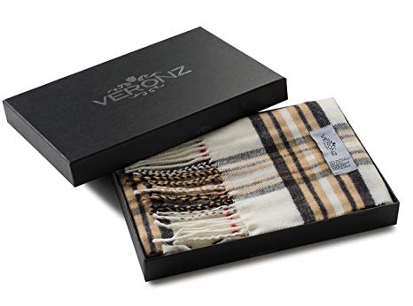 Veronz Super Soft Luxurious Classic Cashmere Feel Winter Scarf With Gift Box