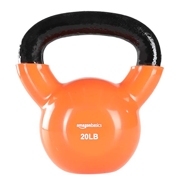 AmazonBasics Vinyl Kettlebell