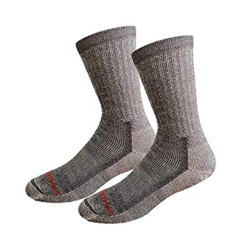 Merino Wool Copper Cushion Crew Socks- Wicking Hiking Cycling Running Sock for Men Women