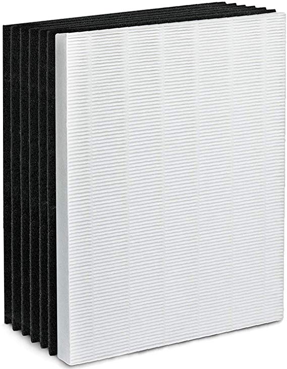 True HEPA Plus 6 Carbon Replacement Filter A 115115 Size 21 for Winix PlasmaWave air Purifier 5300 6300 5300-2 6300-2 P300 C535