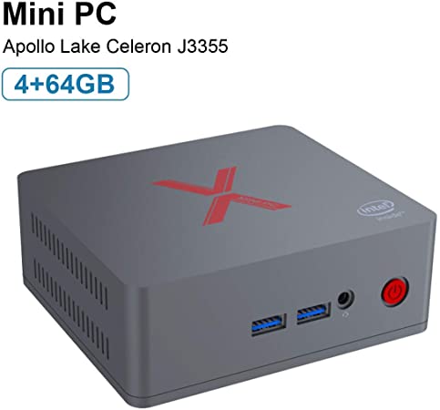 Beelink BT3 X Mini PC LPDDR4 4GB/64GB Intel Celeron J3355 Dual HDMI 4K HD WiFi 2.4 5.8GHz 1000mbps LAN Windows 10 Mini PC