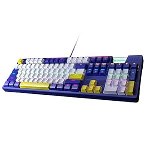 Portronics K1 Mechanical Gaming Keyboard with Blue Tactile Switches, 1.5 Meter Long Cable & Dynamic Lighting(Blue)