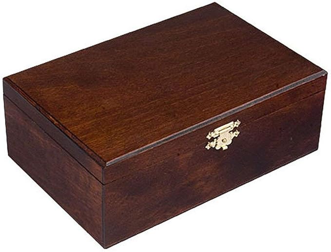 Wooden Storage Box / Case for Standard Size Chess Pieces - Chessmen Not Included