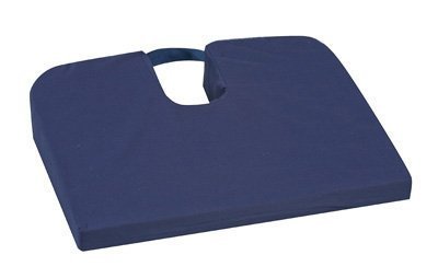 Mabis Dmi Healthcare Sloping Seat Mate Coccyx Cushion, Navy Blue, One