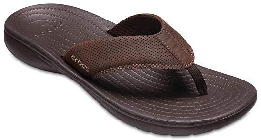 Crocs Mens Bogota Flip M Brown