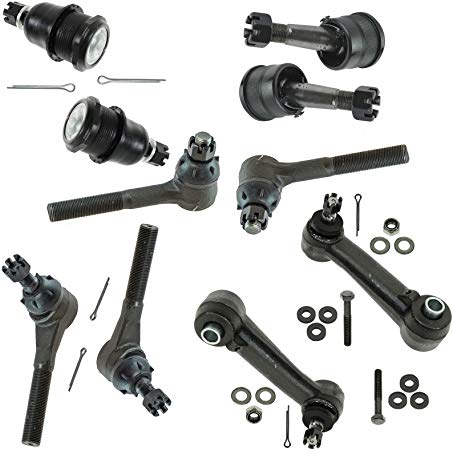 Front Tie Rod End Ball Joint Idler Arm Steering Suspension Kit Set 10pc for Van