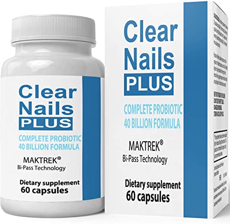 Clear Nails Plus Antifungal Probiotic Pills Capsules Formula Boost Metabolism Supplement Pills