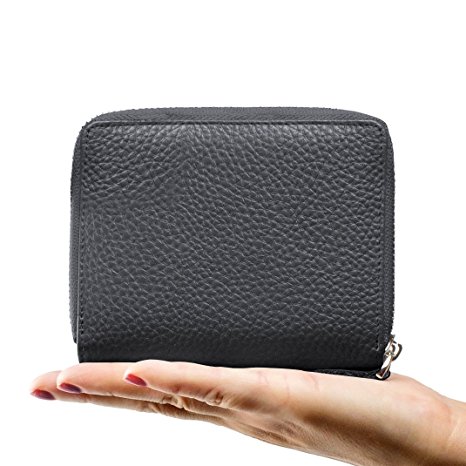 Privé RFID Blocking Women's Wallet - Luxury Geniune Leather Wallet - Identity Theft Protection and Credit Card Protector - Keep Credit Card Information Safe and Secure