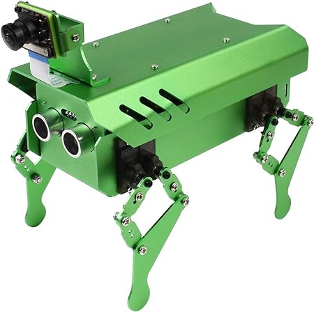 Waveshare Pippy an Open Source Bionic Dog-Like Robot Powered by Raspberry Pi OpenCV Python Programming Visual Identification Motion Algorithm Does NOT Include PI4B-2GB or Micro TF Card 16GB