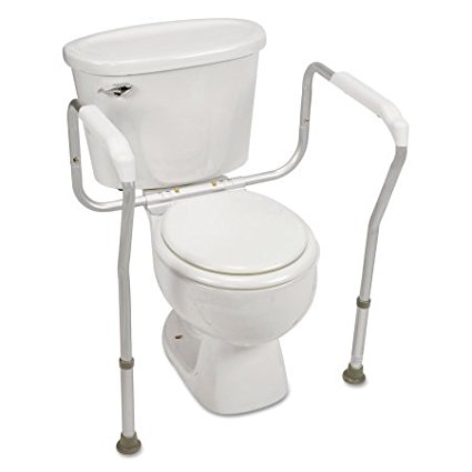 Healthstar Toilet Safety Rail, Aluminum Toilet Safety Frame for Elderly, Weak Stability & those with Limited Mobility