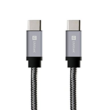 Ubittek Type C cable USB3.1 C To C Charging and Sync Cable, USB-C 3.3ft Cable for New MacBook and Other Devices with Type C USB (gray)