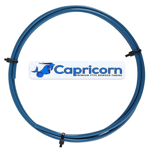 Creality Official 1M Capricorn Teflon Tube PTFE Bowden Tubing 1.75mm Filament, Low Friction for Ender 3 Ender 3 Pro Ender 3 V2, Ender 5 Ender 5 Pro, CR-10, CR-6 SE All FDM 3D Printer of Creality