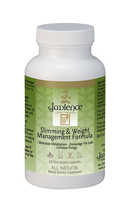 Jadience Herbal Formulas Slimming & Weight Management – 60 Capsules | Natural Immune Booster & Digestive Support | Increase Stamina & Energy | Relieve Stress / Anxiety | Anti-Appetite & Bloating