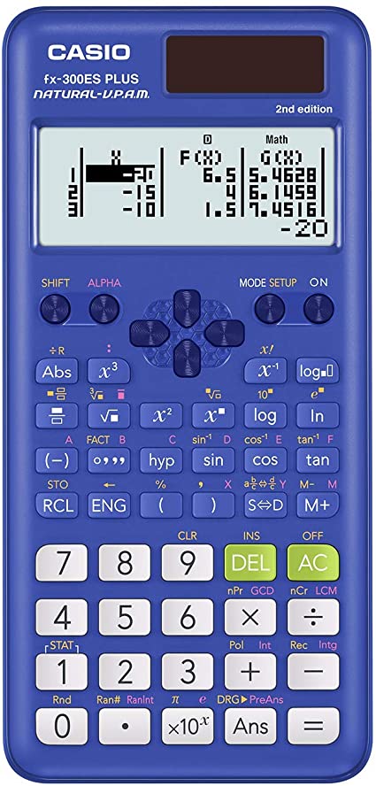 Casio fx-300ESPLS2 Blue Scientific Calculator