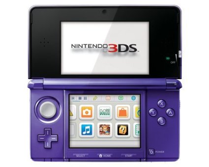 Nintendo 3DS Midnight Purple - Nintendo 3DS