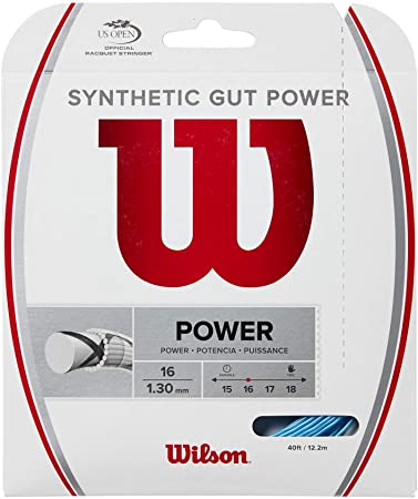 Wilson Synthetic Gut Power Tennis String Set - 16 gauge