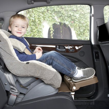 [KneeGuardKids2] Car Seat Footrest, Booster Seat Footrest (Grey)
