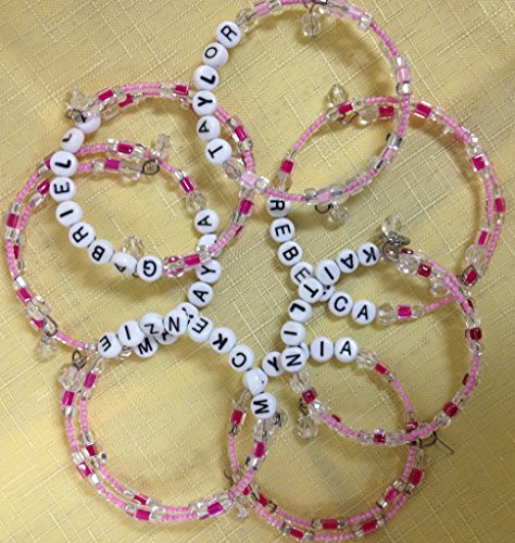 Little Girl's Name Bracelets - customize with your child's name